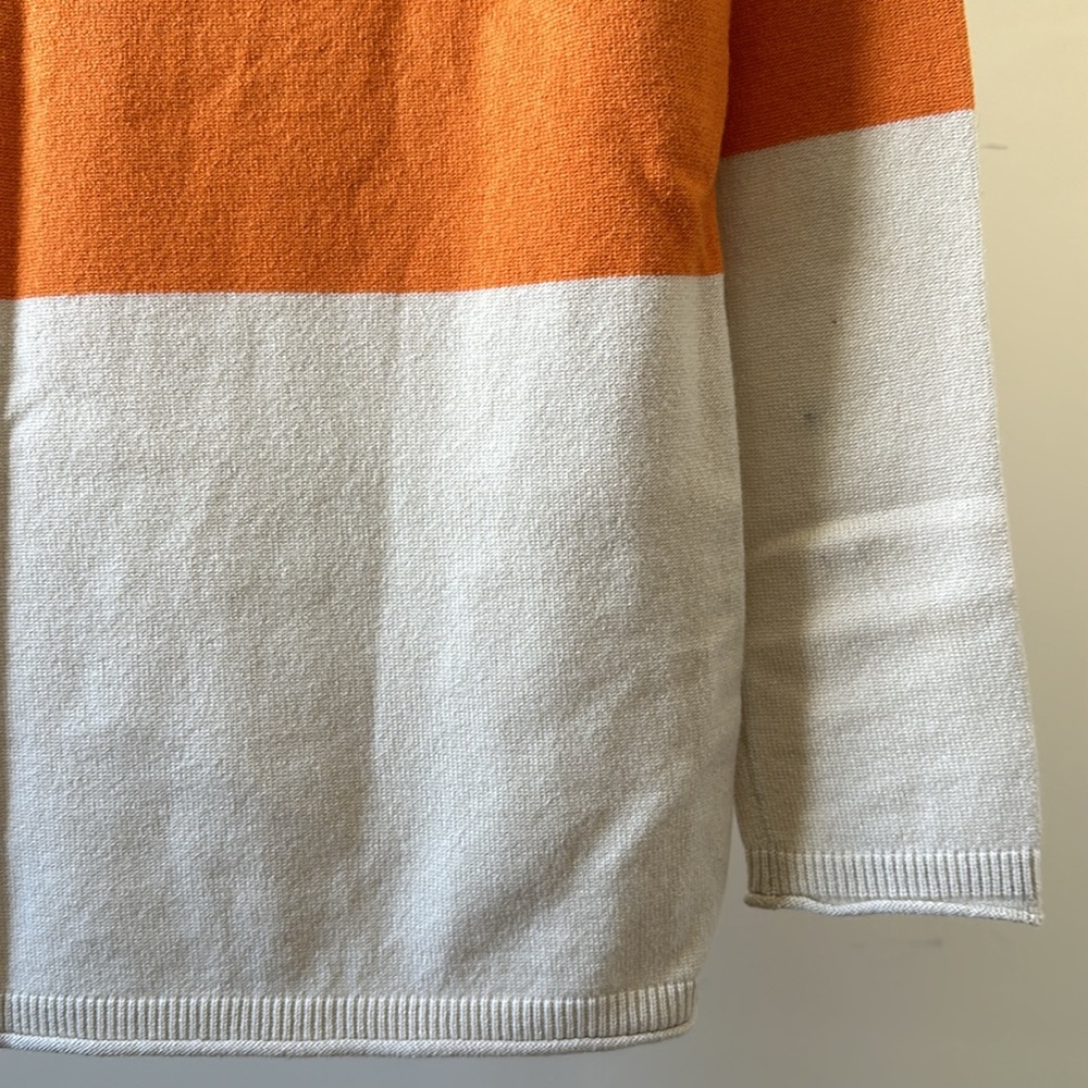 New Loro Piana 100% cashmere boatneck bateau colorblock knit pullover sweater - Picture 12 of 16